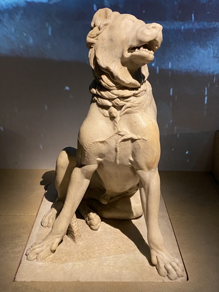 Giant Roman Mollosian guard and fighting dog